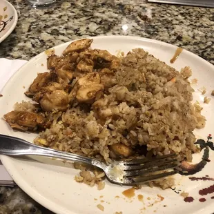 Chicken and shrimp