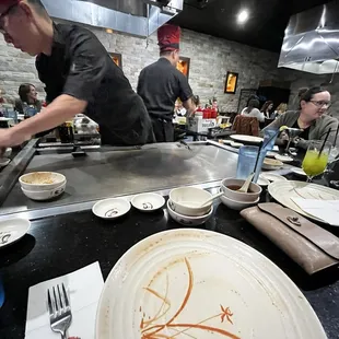 sushi and sashimi, interior