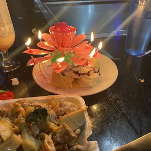 Birthday dessert