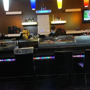 The sushi bar