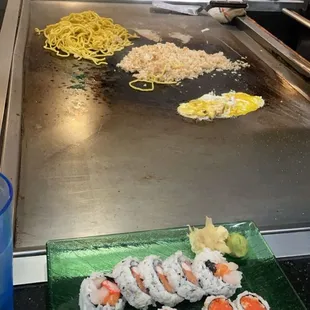 sushi and sashimi