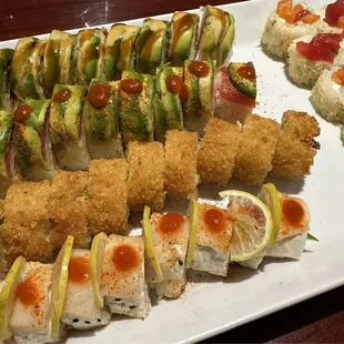 Hurricane Roll, Summer Roll, Barbie Roll, LSU Roll, Vaughn Roll