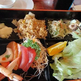 Sashimi Lunch Box $15.95