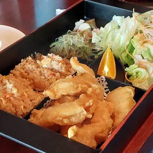Chicken Tempura Lunch Box $11.95
