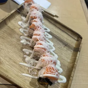 Coco Salmon Roll. Delicious!!!