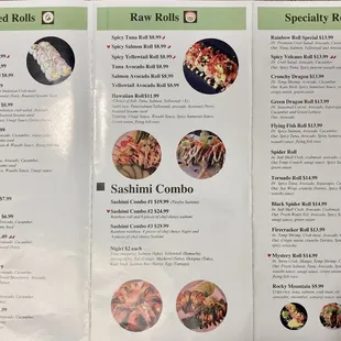 Menu (part 2)