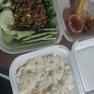 Larb Chicken Take-out