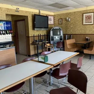 the dining area