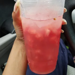 Watermelon lemonade...sweet just how I like!