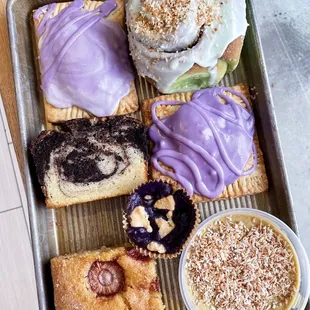 tray of Filipino pastries