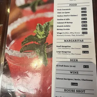 Happy Hour Menu