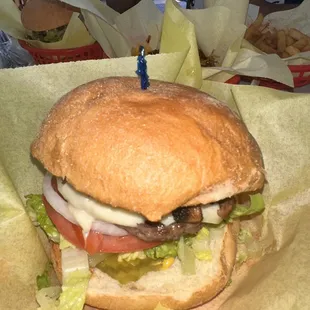 Jalapeno Pepper Jack Burger