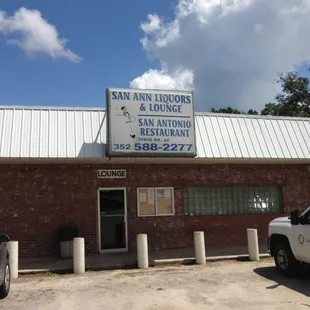 the front of the restaurant