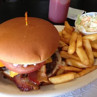 Bacon double cheeseburger
