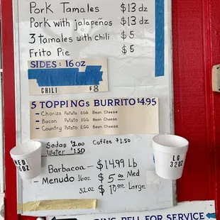 Burritos are unbelievable at only $4.95