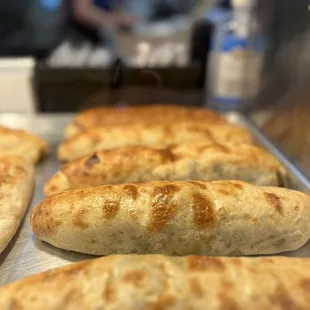 Stromboli before the sauce and cheese is added!