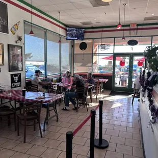 A view from the counter