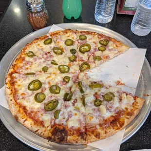 Hawaiian Grill with jalapenos