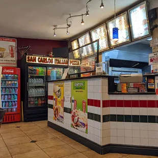 Traditional ordering with a great drink selection