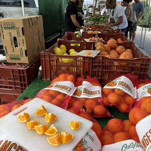 Great selection of fruits and vegetables