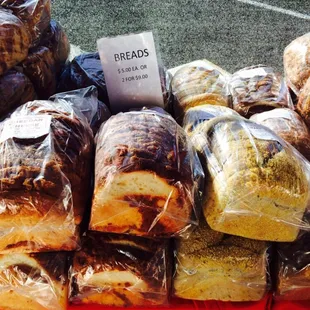 Fresh baked breads !!