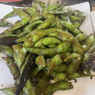 Garlic Edamame