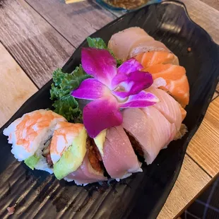 Rainbow Roll Salmon