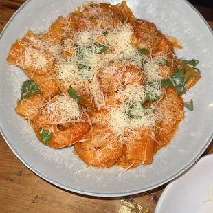 Rigatoni Alla Vodka with Shrimp