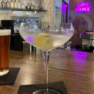 2/3 full martini. Rip off.