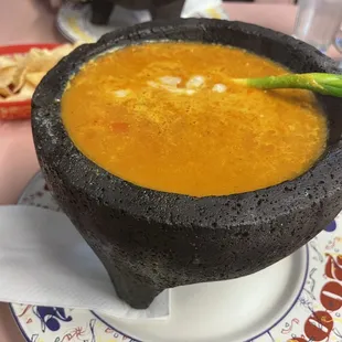 shrimp molcajete