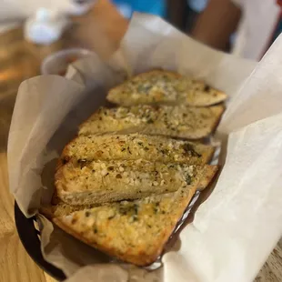 Herb Garlic Cheese Bread~ needs some kind of sauce or something
