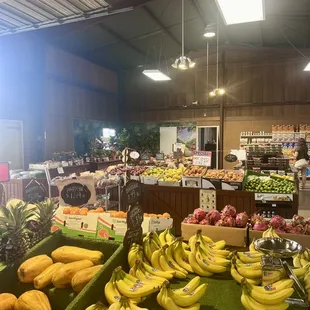 a variety of fruits and vegetables