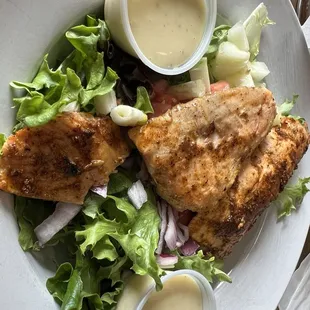 Blackened Salmon Salad