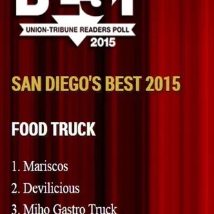 Best Mobile Pizza - 2013,2014 &amp; 2015