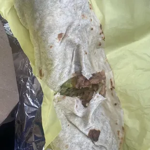 Veggie burrito