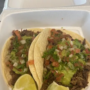 Carne asada tacos
