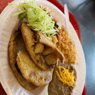 Picadilla gordita plate