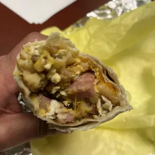 Sausage Breakfast Burrito