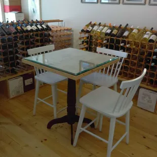 San Dimas Wine Shop Inside Seating