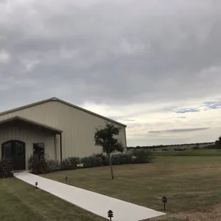 the entrance to the winery