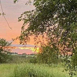 We had beautiful sunsets!