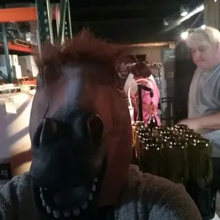 Bottling Twisted Sister Red! We not "Horse'n" around!
#GoGrapes J