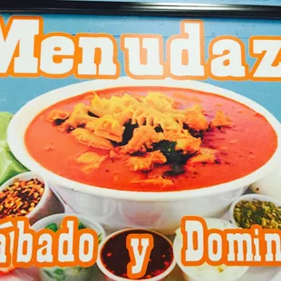a menu for a mexican restaurant
