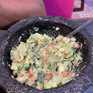 Guacamole made fresh at your dining table. It&apos;s sooooooo good!!!!