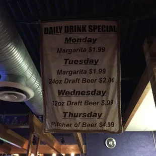 Drink specials!!