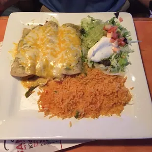 Enchiladas verde