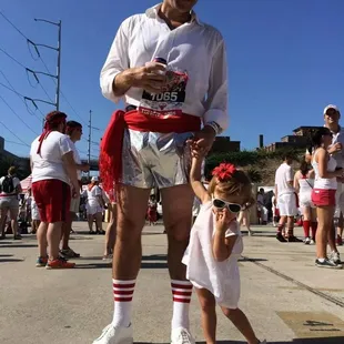 Baby girl and I pre-run.