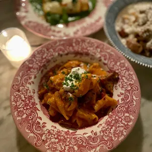 Rigatoni with guanciale