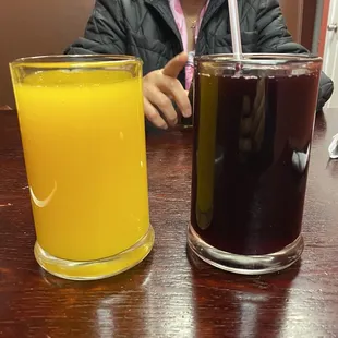 Mango and Purple Corn Juice