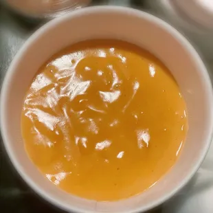 Stout Cheddar Sauce that comes with the Pretzel Bites